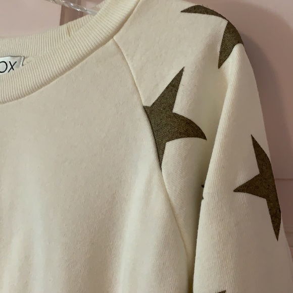 Wildfox Fiona Crewneck Falling Stars Sweatshirt - Picture 6 of 7